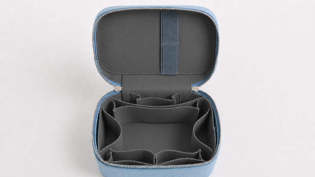 The Essentiél Vanity Case- Sky Blue
