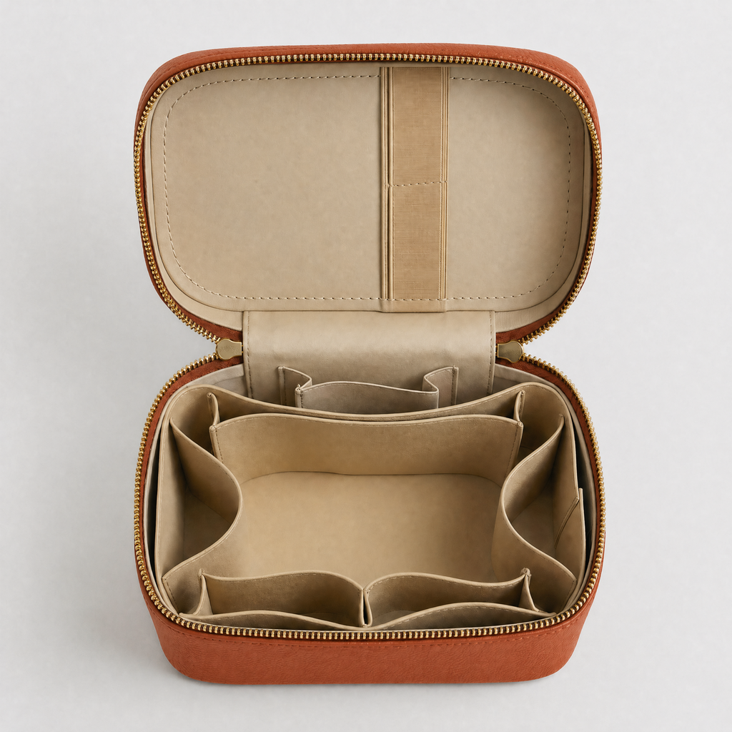 The Essentiél Vanity Case- Rust