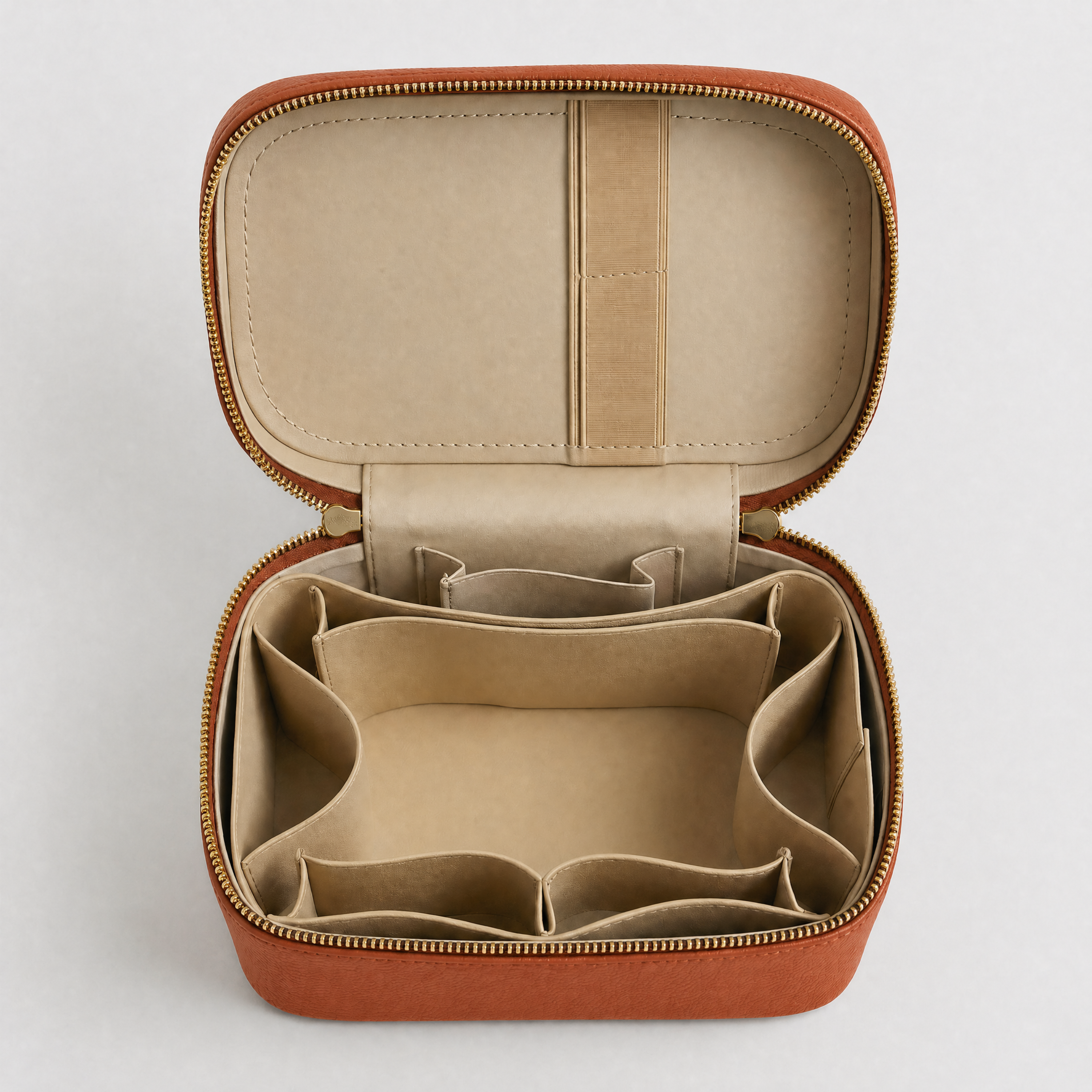 The Essentiél Vanity Case- Rust
